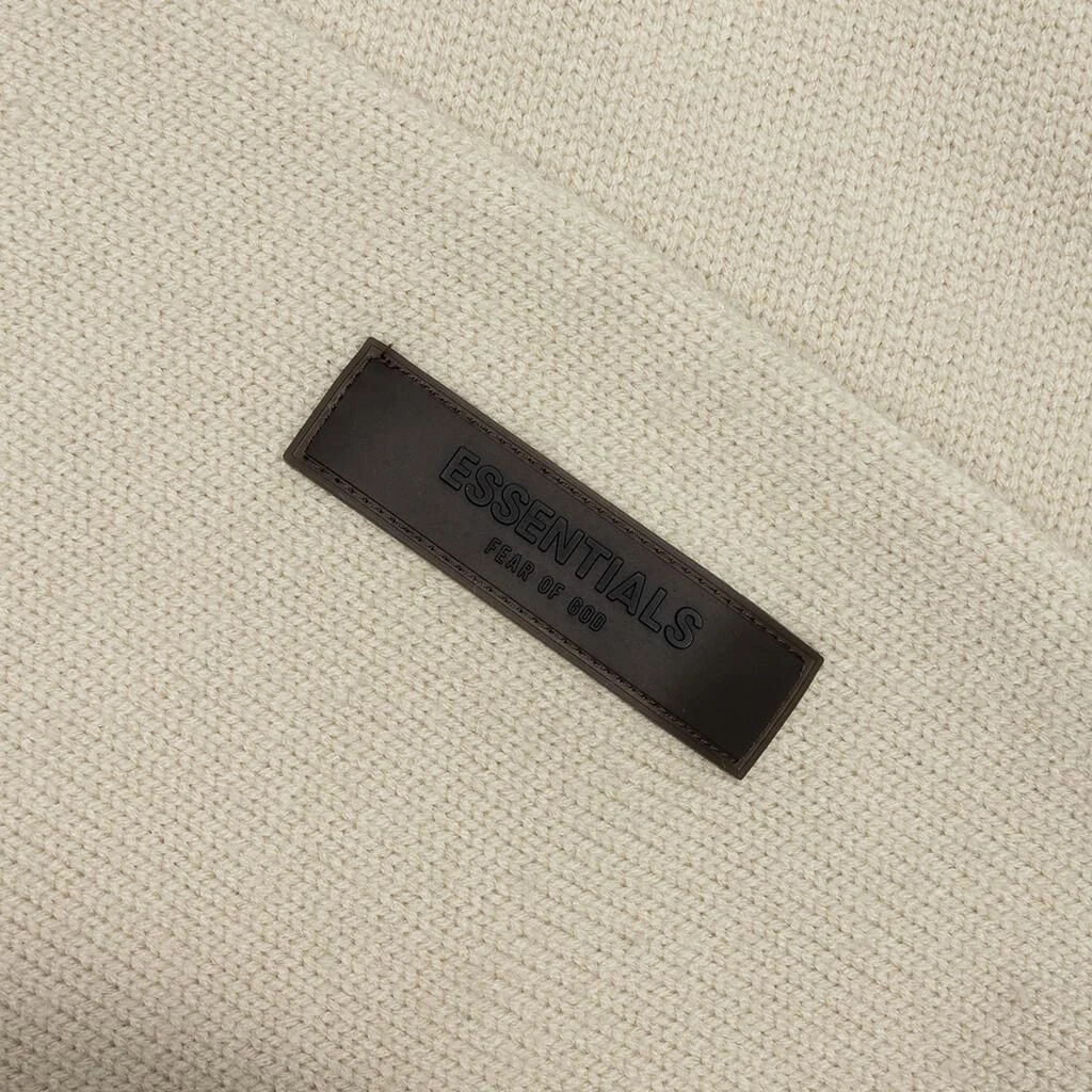 商品Essentials|Fear of God Essentials Knit Hoodie - Wheat,价格¥1067,第3张图片详细描述