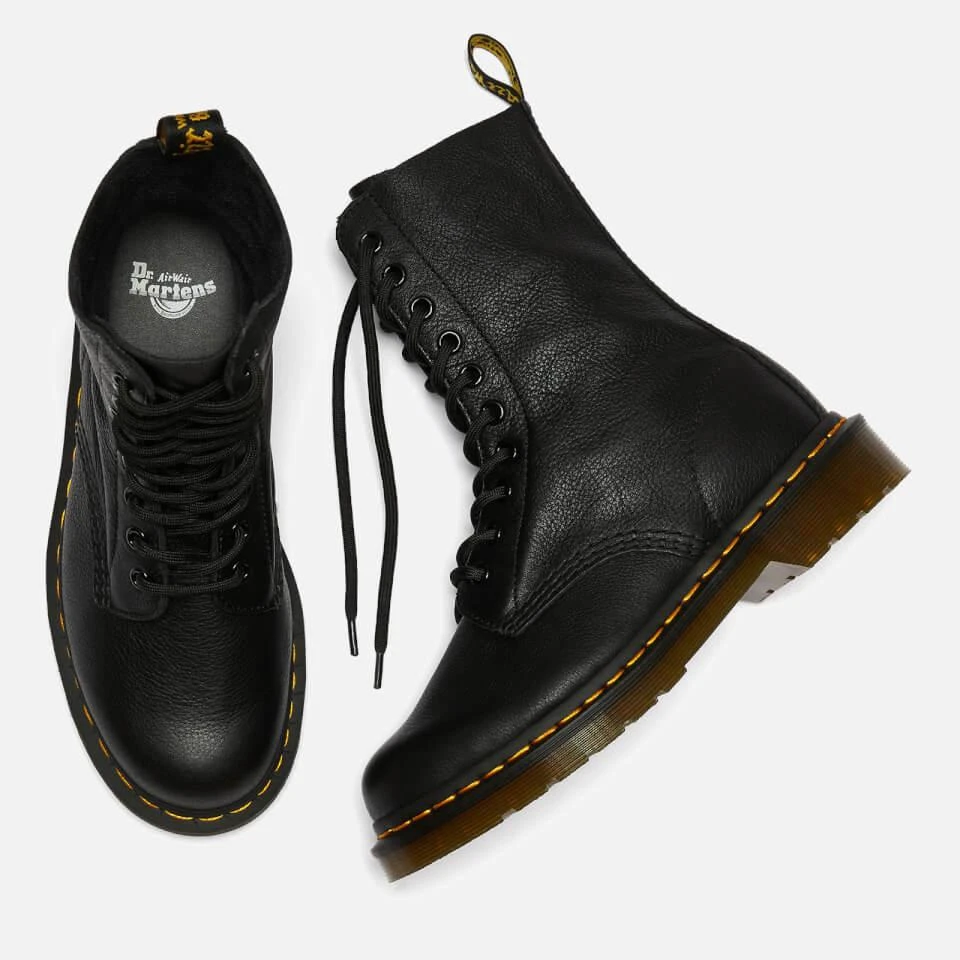 商品Dr. Martens|DR. MARTENS WOMEN'S 1490 VIRGINIA LEATHER 10-EYE BOOTS - BLACK,价格¥1333,第2张图片详细描述