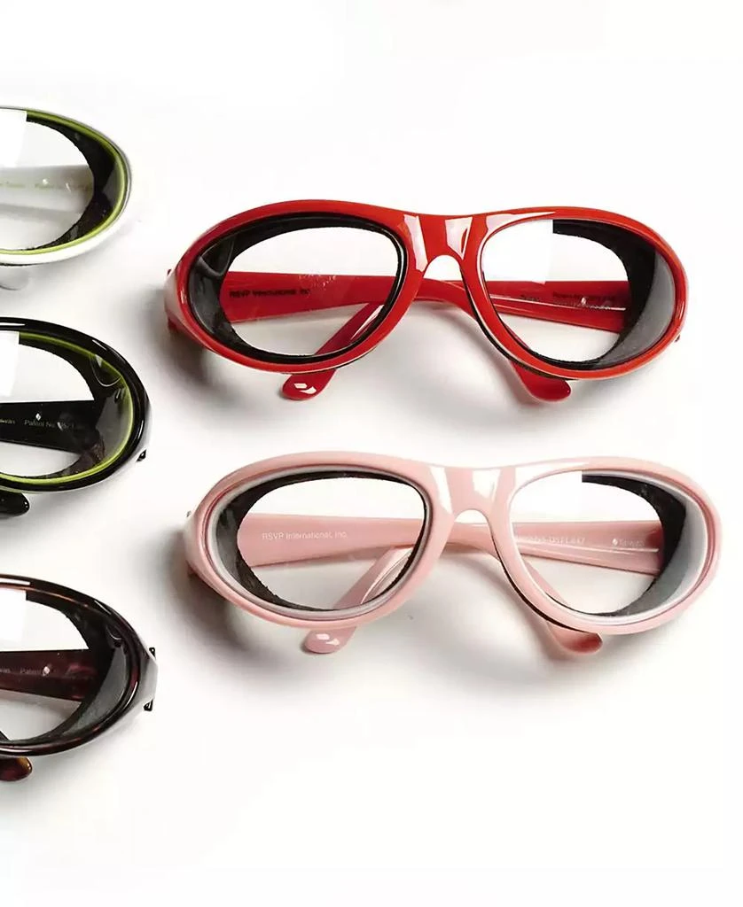 Plastic 5.5" x 6.5" x 1.5" Onion Goggles - Pink Frame 商品