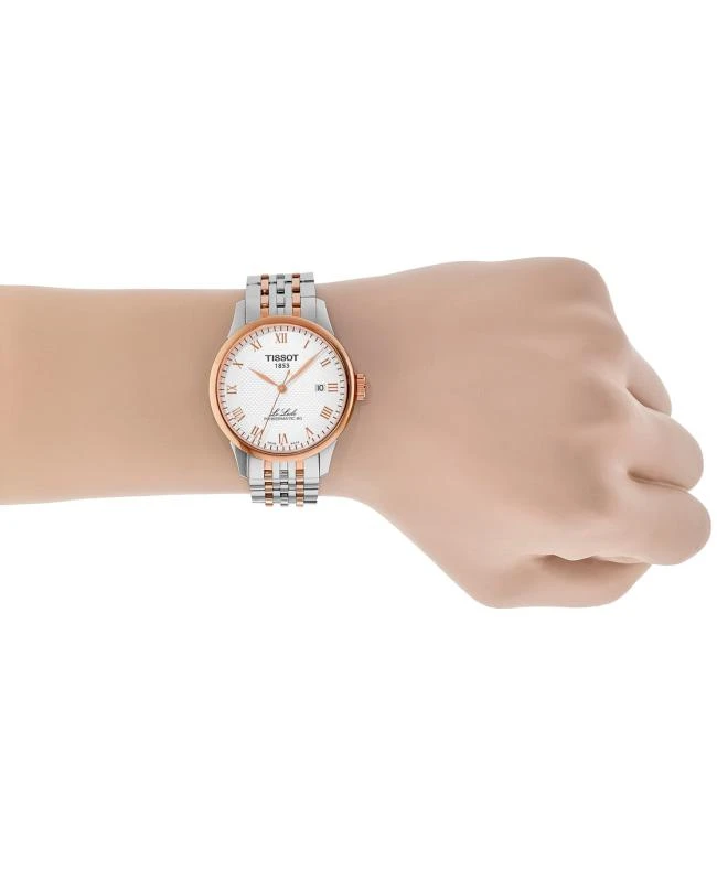商品Tissot|Tissot Le Locle Powermatic 80 Automatic Silver Dial Two-Tone Steel Men's Watch T006.407.22.033.00,价格¥4926,第3张图片详细描述