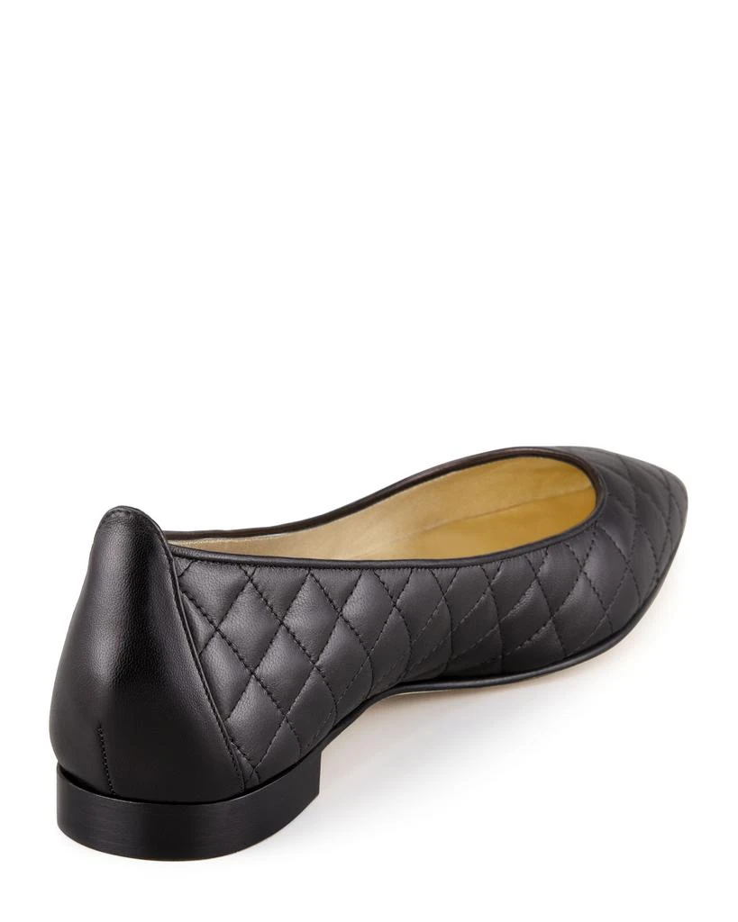 商品Manolo Blahnik|Giungla Quilted Leather Ballet Flat,价格¥2527,第3张图片详细描述
