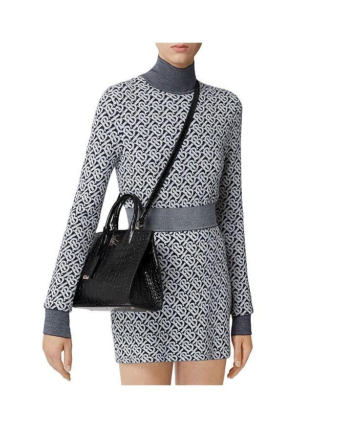 商品Burberry|Frances Mini Embossed Leather Tote,价格¥19274,第2张图片详细描述