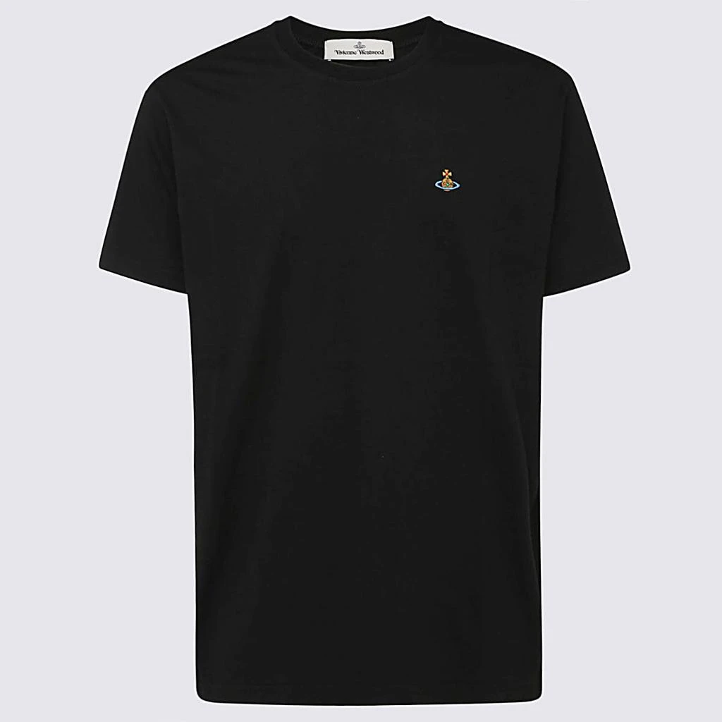 商品Vivienne Westwood|VIVIENNE WESTWOOD BLACK COTTON T-SHIRT,价格¥743,第1张图片