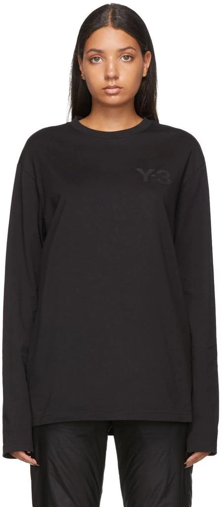 商品Y-3|Black Logo Long Sleeve T-Shirt,价格¥479,第1张图片