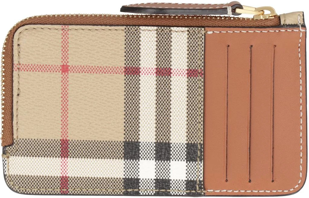 商品Burberry|Burberry Checked Motif Card Holder,价格¥1828,第3张图片详细描述