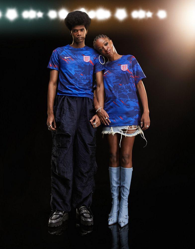 商品NIKE|Nike Football World Cup 2022 England unisex premium unisex t-shirt in navy,价格¥486,第5张图片详细描述