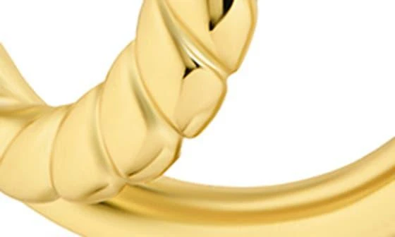 商品Sterling Forever|Arcadia Double Row Huggie Hoop Earrings,价格¥106,第5张图片详细描述