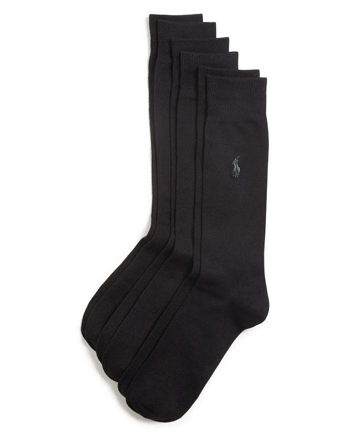 商品Ralph Lauren|Solid Dress Socks, Pack of 3,价格¥200,第1张图片