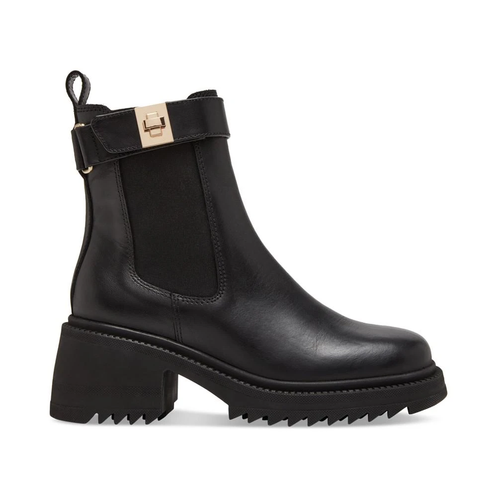 商品Steve Madden|Women's Gates Buckle-Detailed Lug-Sole Booties,价格¥474,第2张图片详细描述