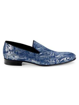 商品Massimo Matteo|Metallic Smoking Slippers,价格¥636,第1张图片