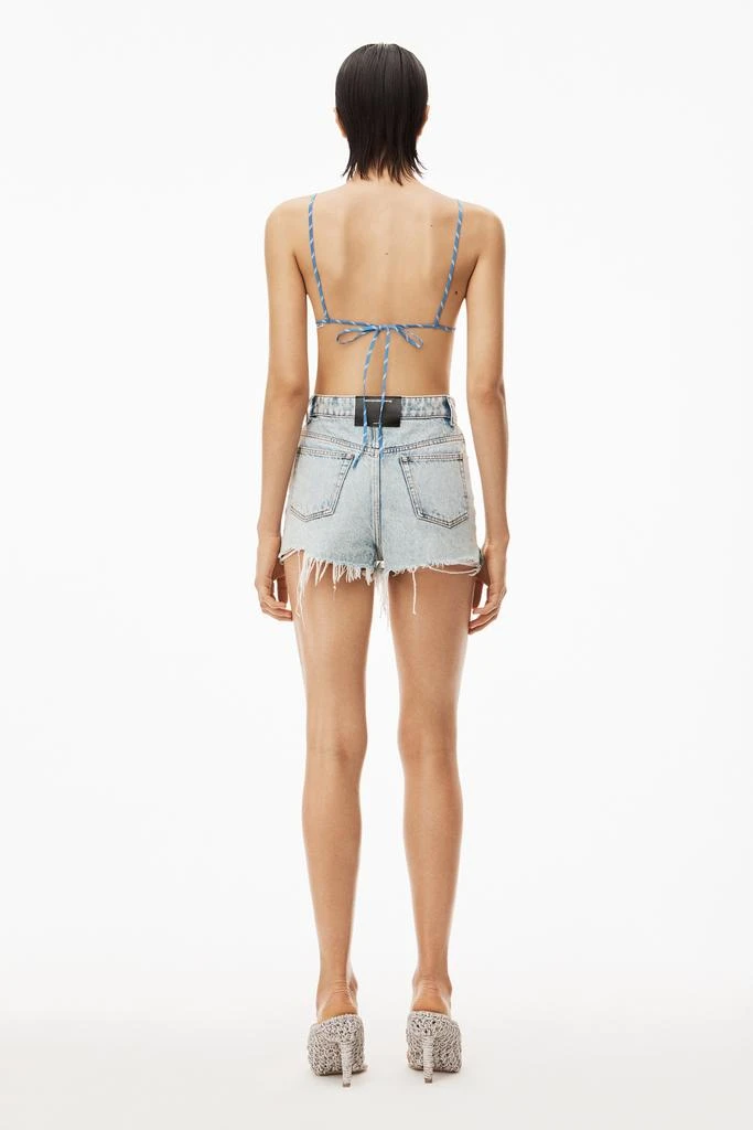 商品Alexander Wang|BITE SHORTS IN PEBBLE BLEACH DENIM,价格¥1513,第5张图片详细描述