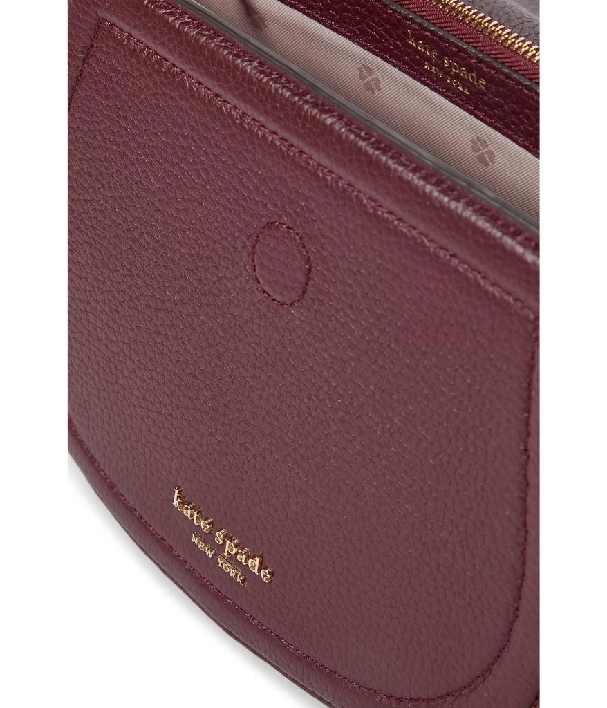 商品Kate Spade|Knott Pebbled Leather Medium Saddle Bag,价格¥1194,第4张图片详细描述