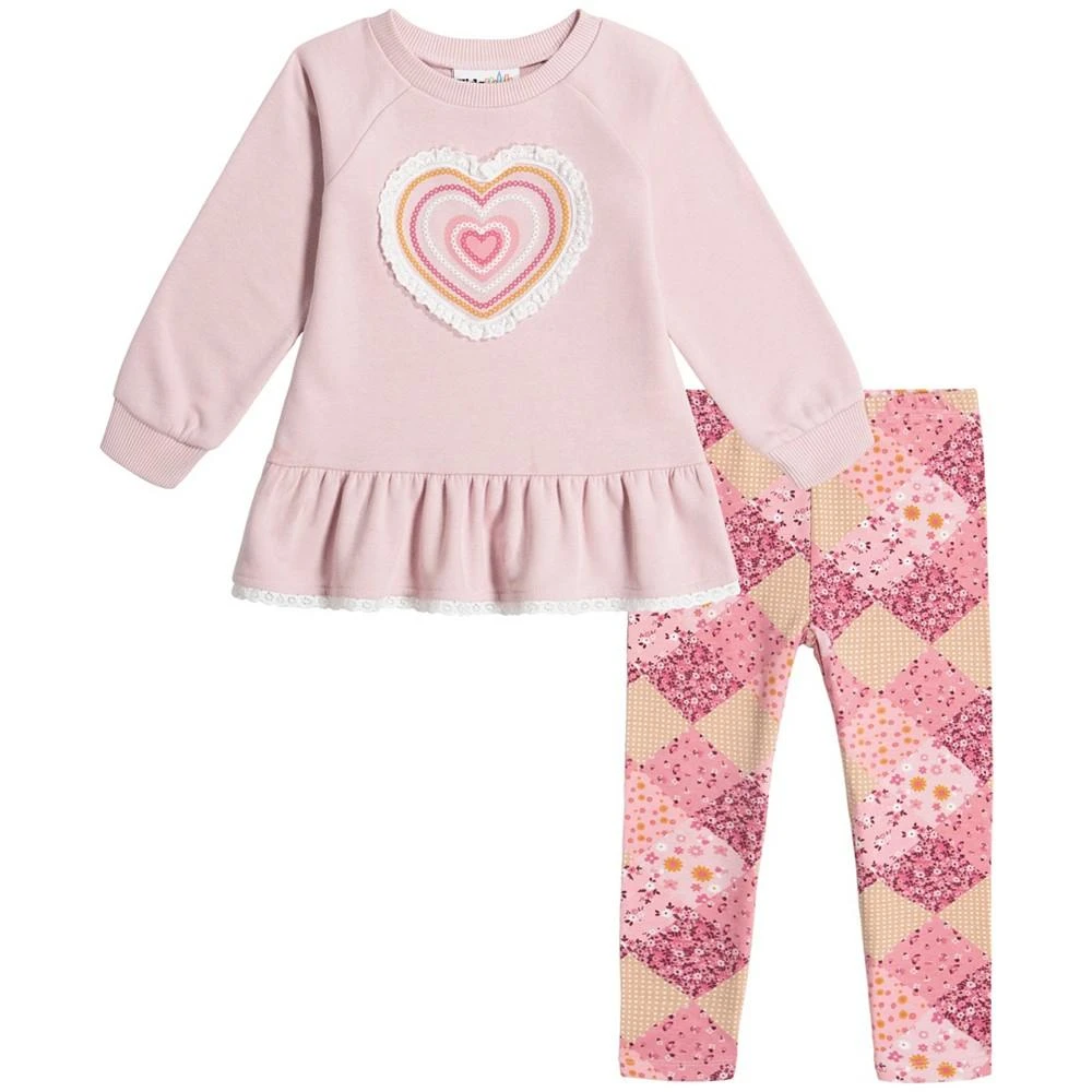 商品KIDS HEADQUARTERS|Baby Girls Peplum Tunic and Leggings, 2 Piece Set,价格¥181,第1张图片