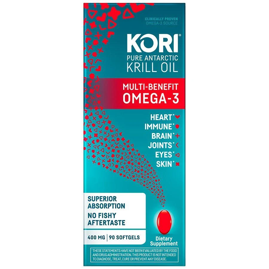 商品Kori|Pure Antarctic Krill Oil Multi-Benefit Omega-3 400mg SoftGels,价格¥249,第1张图片