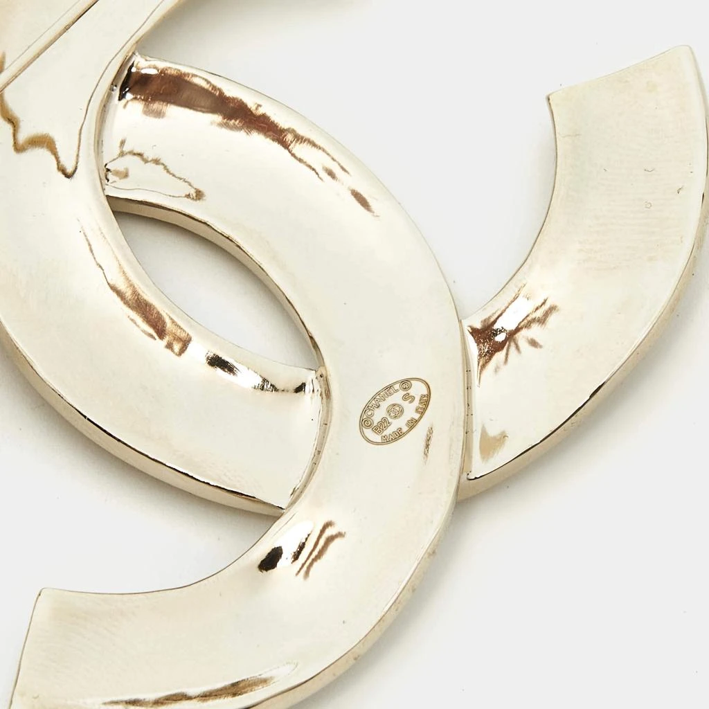 商品[二手商品] Chanel|Chanel CC Gold Tone Brooch,价格¥3789,第3张图片详细描述