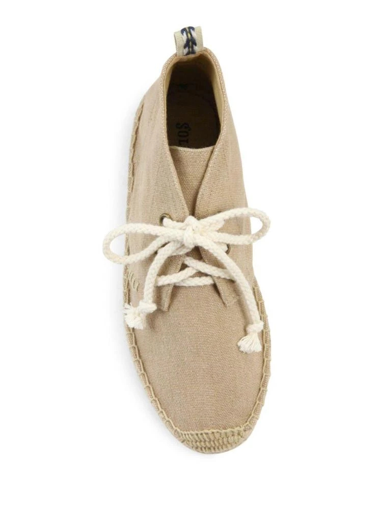 商品Soludos|Demi-Wedge Canvas Espadrille Booties,价格¥201,第4张图片详细描述