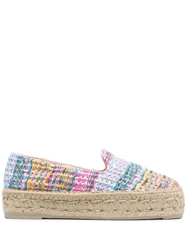 商品MANEBÍ|Manebi Woman's Multicolor Multicolor Raffia Espadrilles,价格¥743,第1张图片