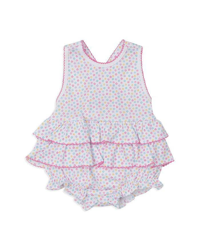 商品Kissy Kissy|Girls' Floral Ruffled Bubble Romper - Baby,价格¥97,第1张图片