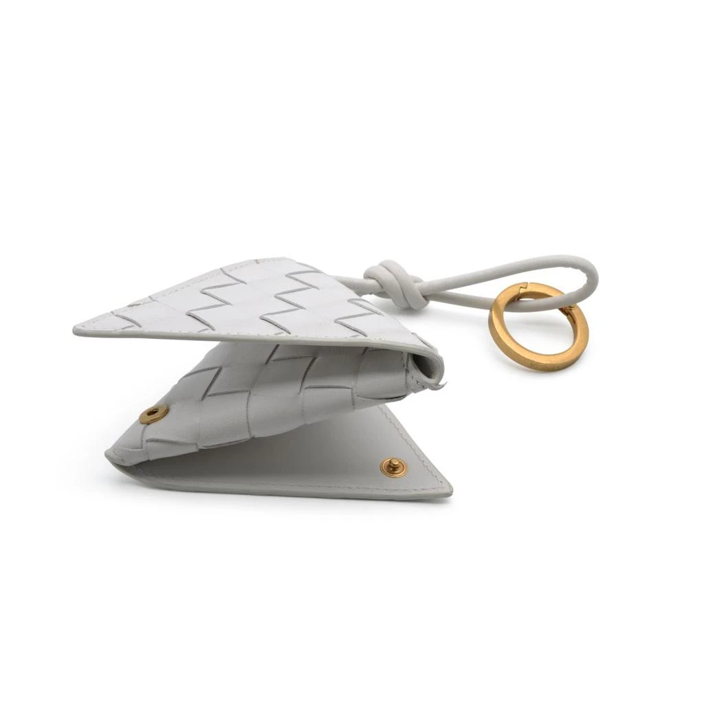商品Bottega Veneta|Bottega Veneta White Leather Key Chain 629578-Vcpp3-9033,价格¥1533,第3张图片详细描述