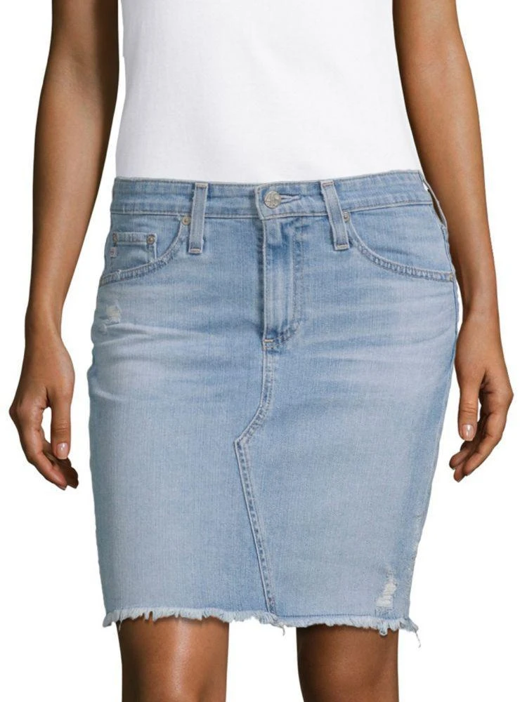 商品AG Jeans|Led Denim Pencil Skirt,价格¥238,第1张图片