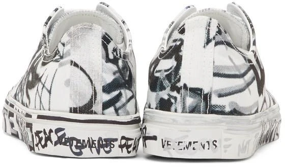 商品Vetements|White Georgian Graffiti Sneakers,价格¥1546,第4张图片详细描述