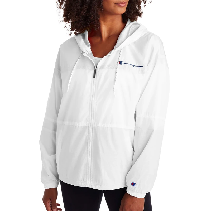 商品[国内直发] CHAMPION|Champion 女士时尚拼色连帽拉链夹克 J5688-550769-100,价格¥139,第1张图片