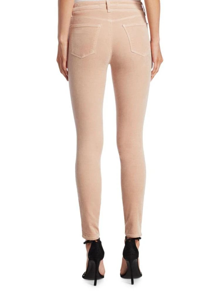 商品J Brand|Maria High-Rise Velvet Skinny Jeans,价格¥846,第2张图片详细描述