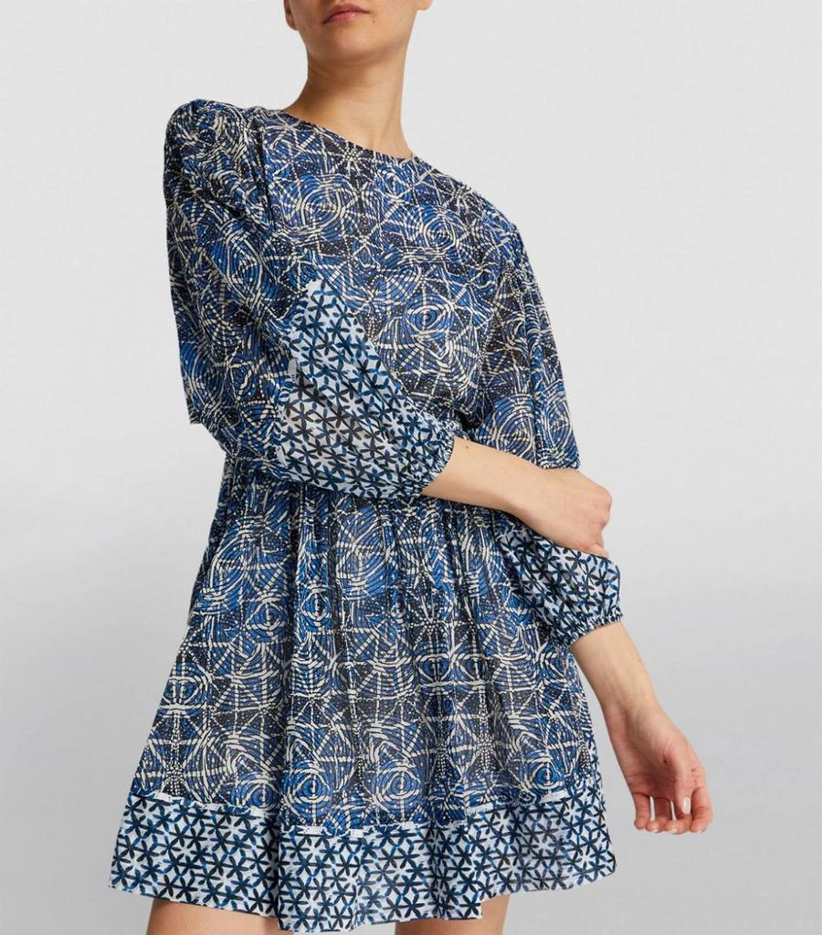 商品Maje|Cotton Multi-Print Mini Dress,价格¥1400,第4张图片详细描述