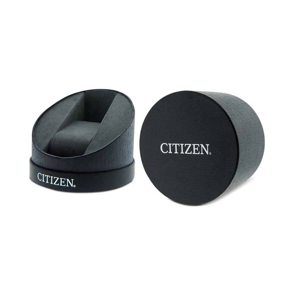 商品Citizen|Men's Eco-Drive Axiom Black Ion-Plated Stainless Steel Bracelet Watch 40mm AU1065-58E,价格¥2812,第2张图片详细描述