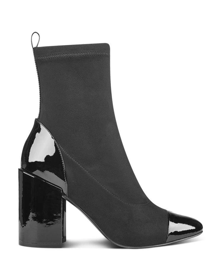 商品Marc Fisher|Women's Tache Suede & Patent Leather Booties,价格¥656,第2张图片详细描述