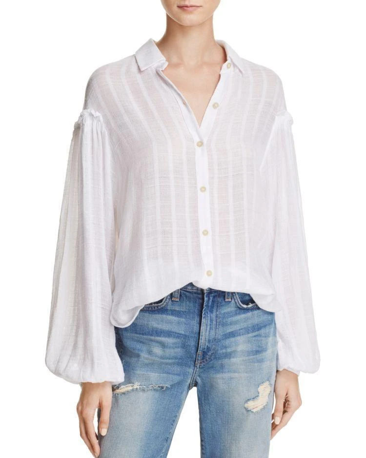 商品Free People|Headed to the Highland Semi-Sheer Shirt,价格¥440,第1张图片