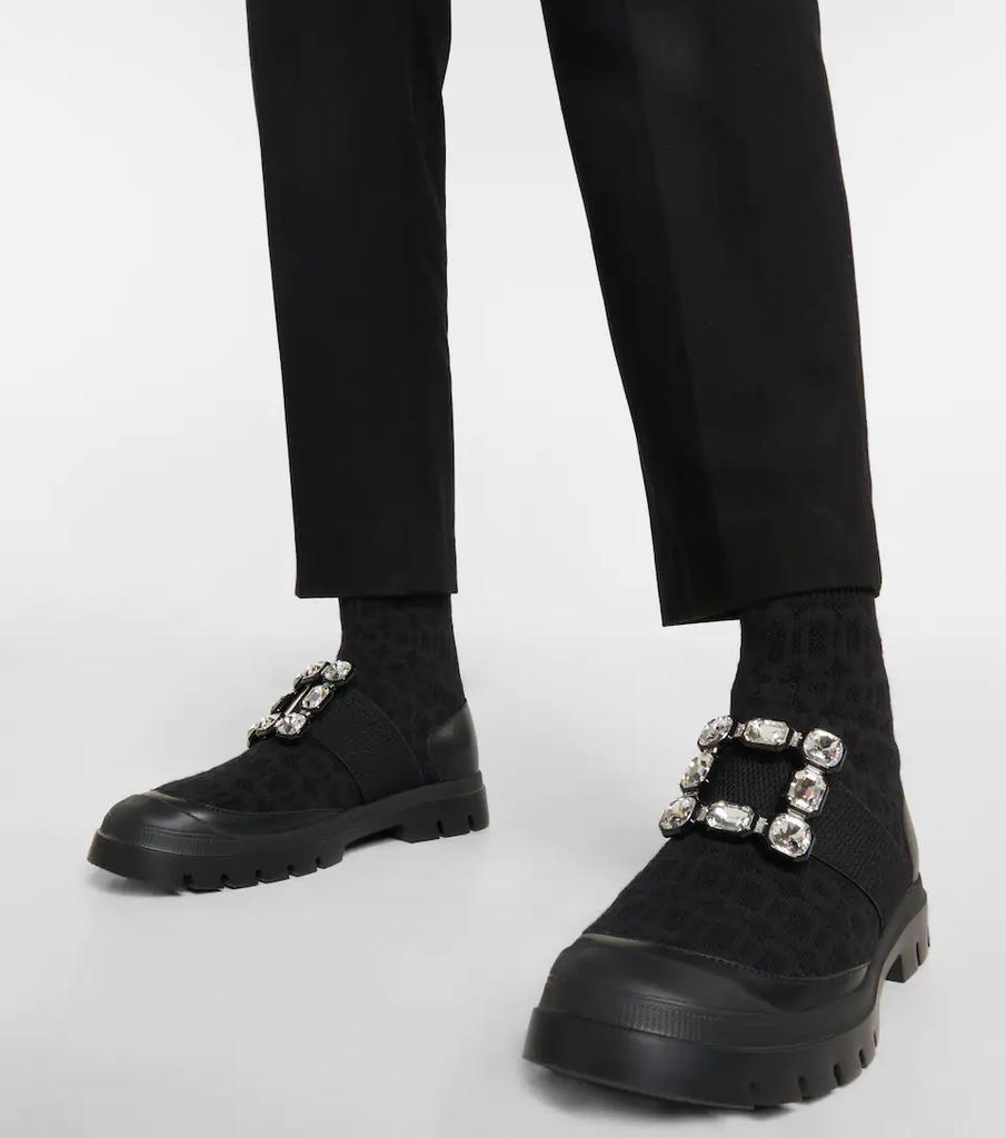商品Roger Vivier|Walky Viv'缀饰及踝靴,价格¥11123,第6张图片详细描述