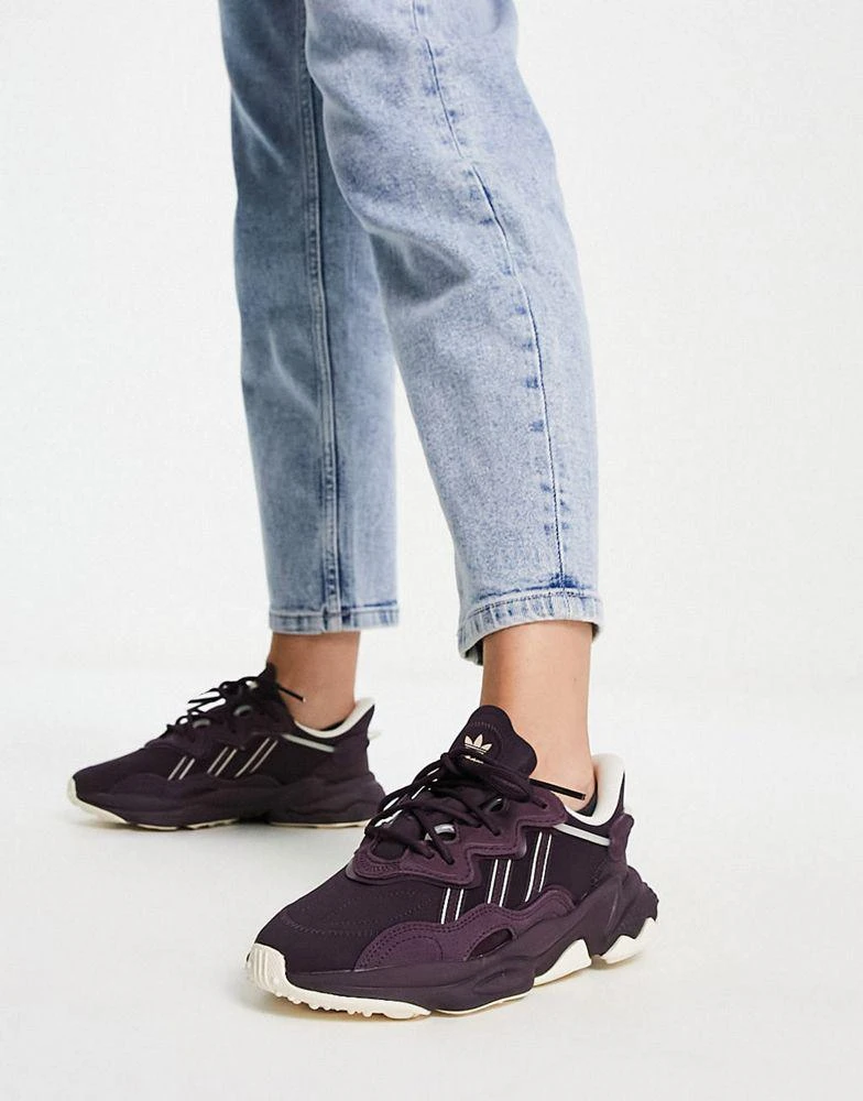 商品Adidas|adidas Originals Ozweego trainers in maroon,价格¥907,第1张图片