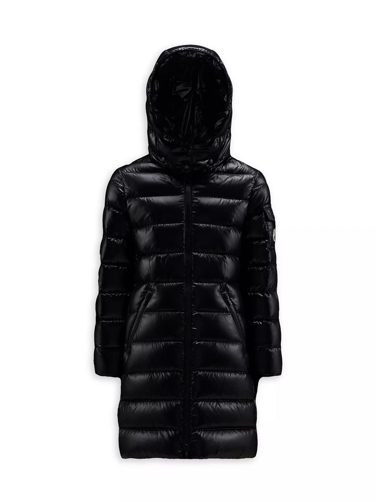 商品Moncler|Little Girl's & Girl's Moka Hooded Quilted Down Coat,价格¥7948,第1张图片