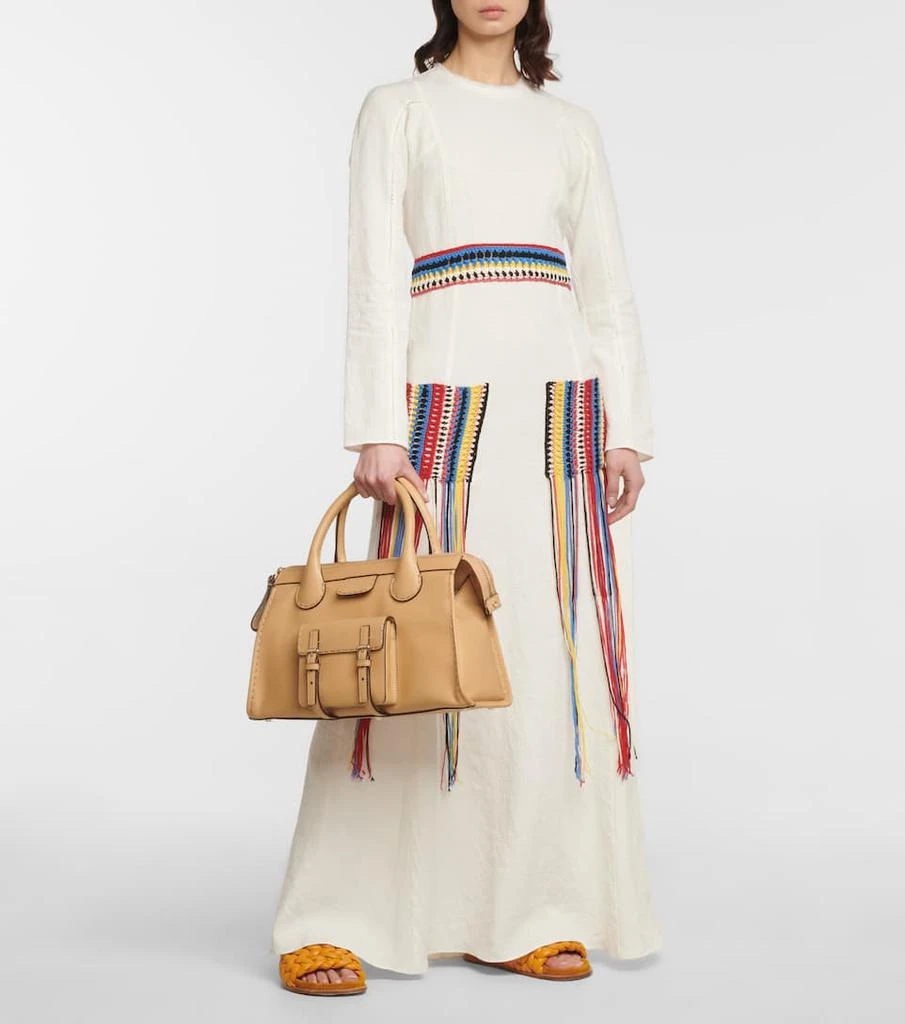 商品Chloé|Edith Medium leather tote,价格¥16897,第5张图片详细描述