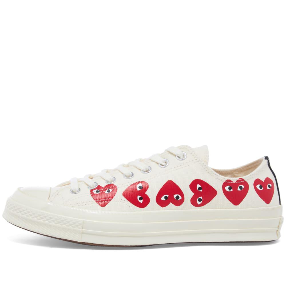 Comme des Garcons Play x Converse Chuck Taylor Multi Heart 1商品第2张图片规格展示