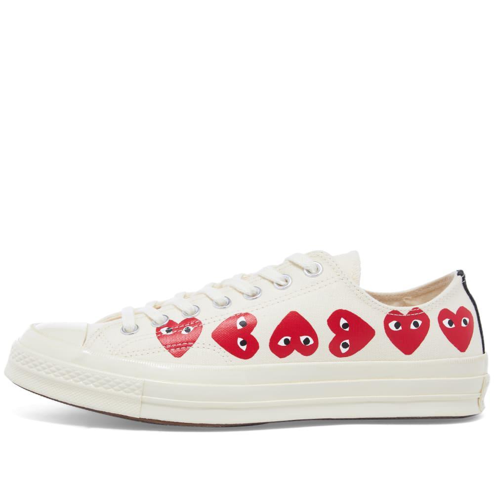 商品Comme des Garcons|Comme des Garcons Play x Converse Chuck Taylor Multi Heart 1,价格¥1173,第4张图片详细描述