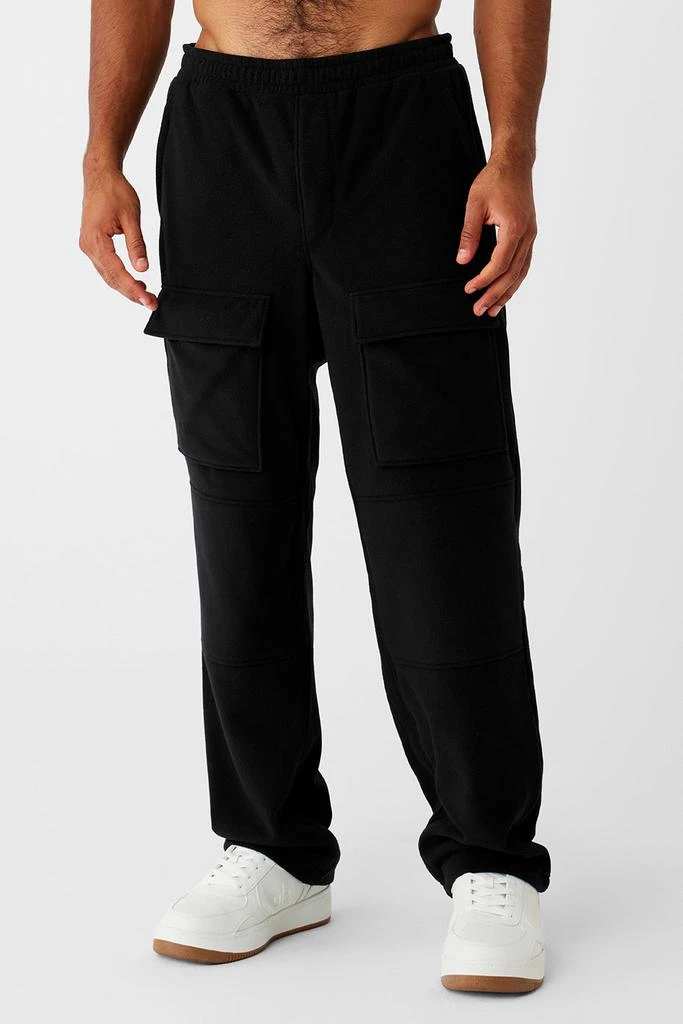 商品Alo|Polar Fleece Ridge Cargo Pants - Black,价格¥996,第1张图片