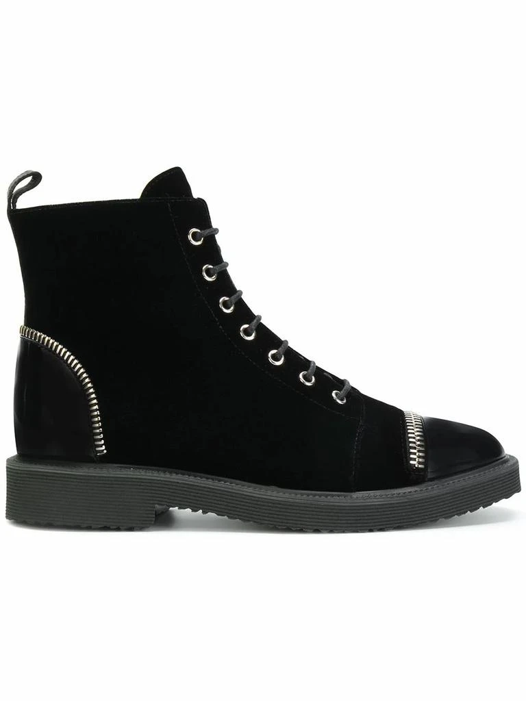 商品Giuseppe Zanotti|Giuseppe Zanotti Design Womens Black Leather Ankle Boots,价格¥9150,第1张图片
