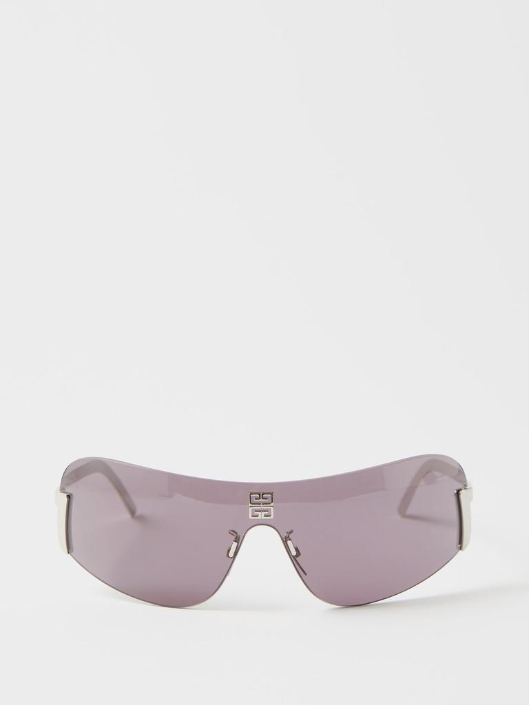 商品Givenchy|4G shield metal sunglasses,价格¥2727,第1张图片