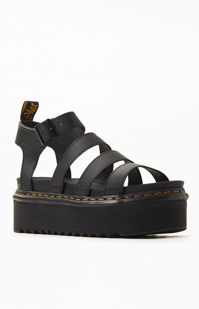 Women's Black Blaire Quad Platform Sandals商品第1张图片规格展示