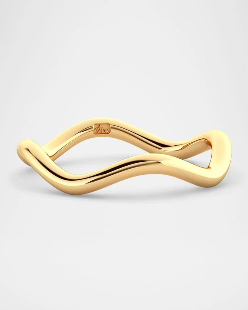 商品Jamie Turner|18K Gold Curve Stacking Ring in High Polish,价格¥7335,第1张图片