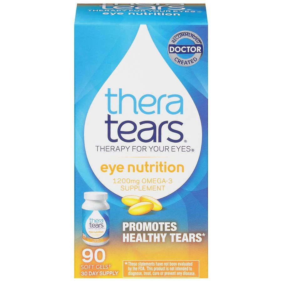 商品TheraTears|1200 mg Omega 3 Eye Supplement,价格¥183,第1张图片