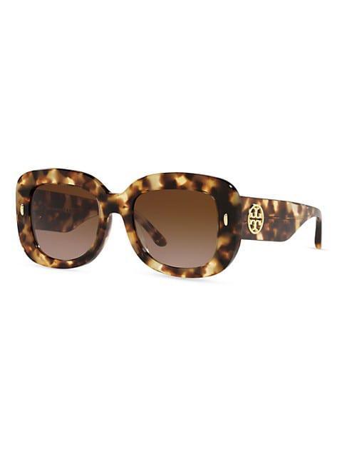 商品Tory Burch|51MM Square Sunglasses,价格¥1259,第4张图片详细描述