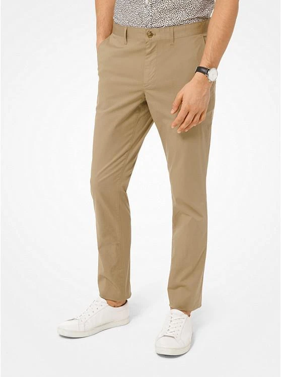 商品Michael Kors|Slim-Fit Washed Poplin Chinos,价格¥277,第1张图片