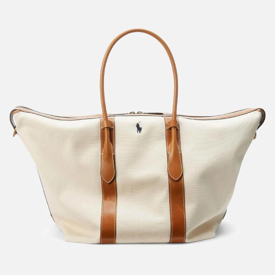 商品Ralph Lauren|Polo Ralph Lauren Bellport Cotton-Canvas Weekend Bag,价格¥3052,第1张图片