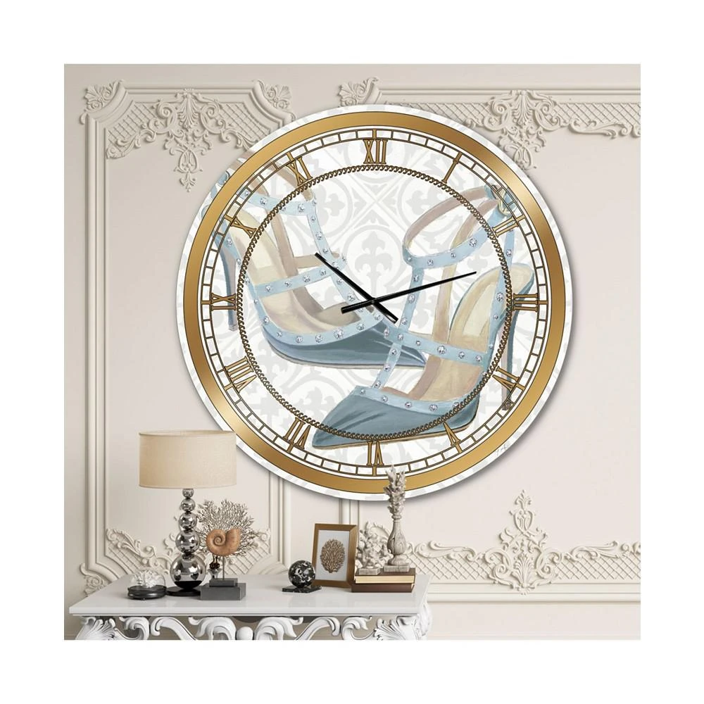 商品Designart|Posh and Luxe Oversized Metal Wall Clock - 36 x 36,价格¥1226,第2张图片详细描述