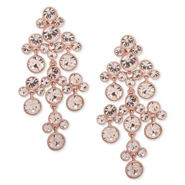 商品Givenchy|Clear & Colored Stone Chandelier Earrings,价格¥463,第1张图片