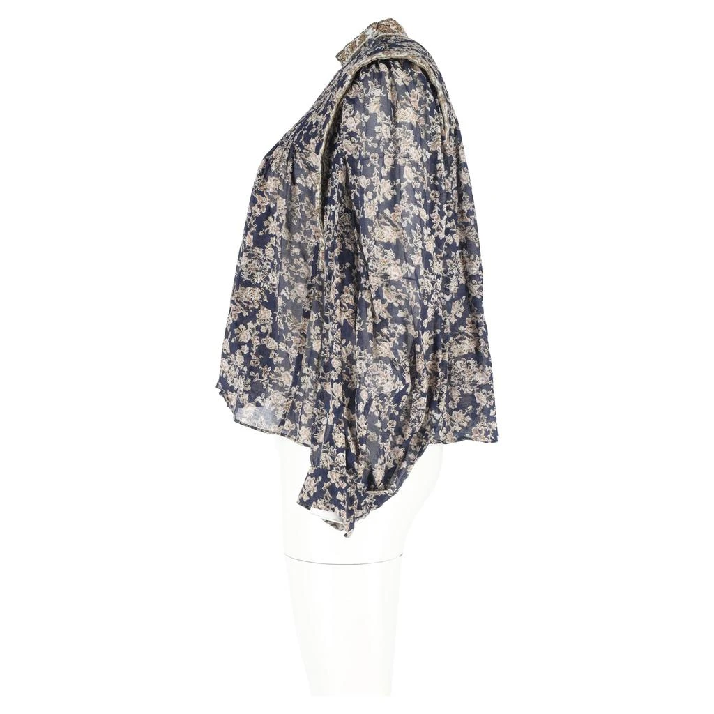 商品[二手商品] Isabel Marant|Etoile Vega Floral Print Blouse in Blue Cotton,价格¥1370,第5张图片详细描述