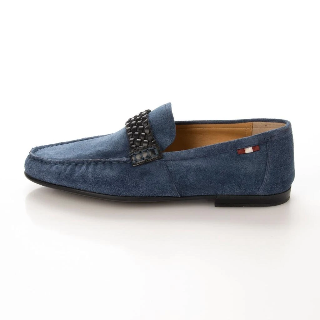 商品Bally|NEW Bally Crusader Men's 6231442 Blue Suede Loafers,价格¥2231,第1张图片